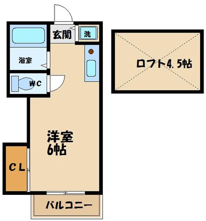 ウエストヒルの物件間取画像